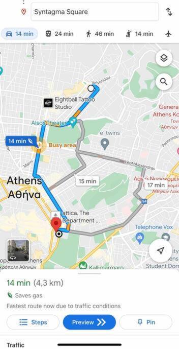 Lux & Style 75Sqm With Private Parking In Athens公寓 外观 照片