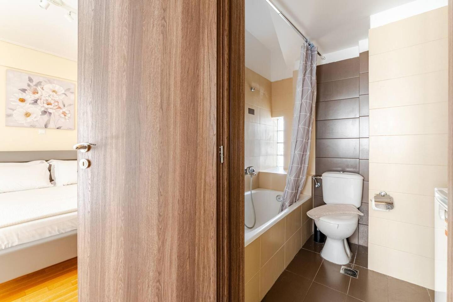 Lux & Style 75Sqm With Private Parking In Athens公寓 外观 照片