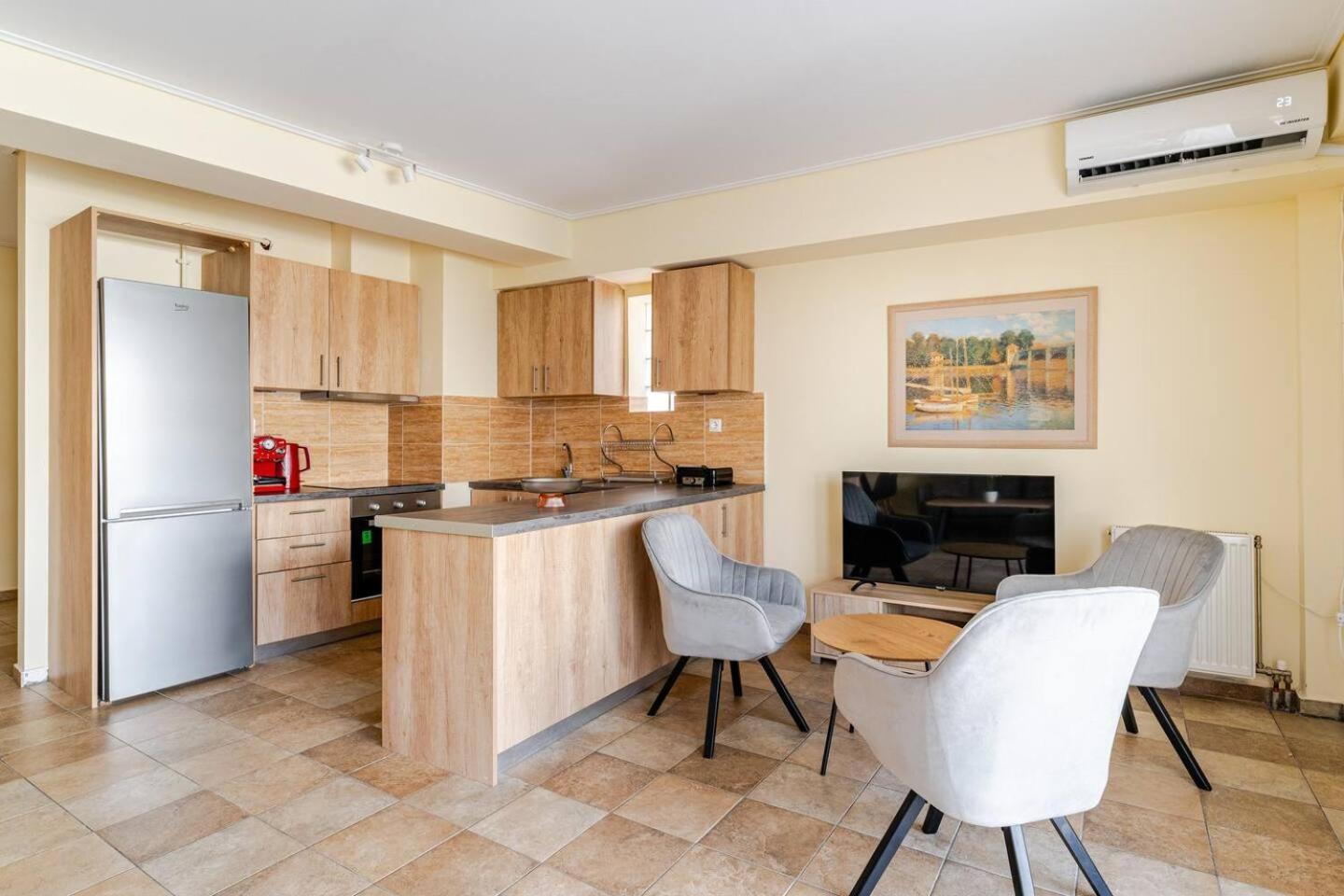 Lux & Style 75Sqm With Private Parking In Athens公寓 外观 照片