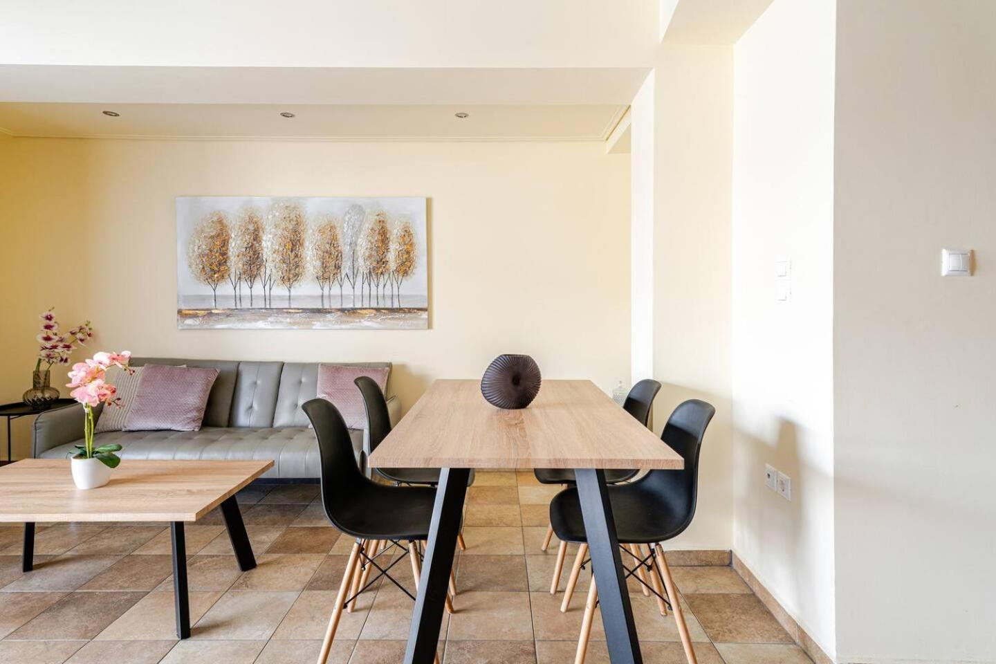Lux & Style 75Sqm With Private Parking In Athens公寓 外观 照片
